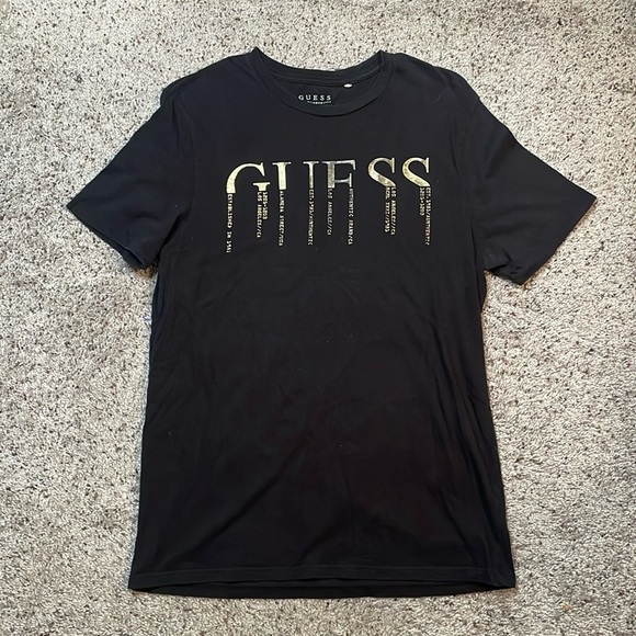 Guess Los Angeles Black Short Sleeve T Shirt - Picture 1 of 5